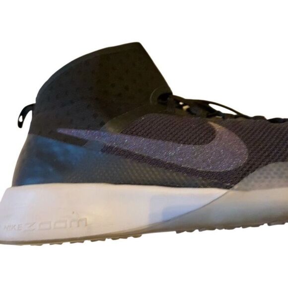 Nike Air Zoom Strong Training Shoes Womens Blk Multi Metallic Icy Ice 12 922876 - Picture 8 of 14